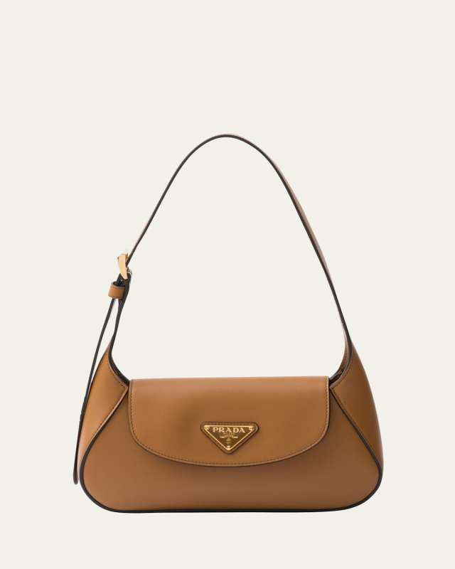 City Flap Leather Shoulder Bag